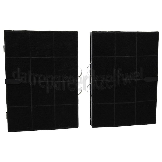 Foto van Bosch Filter Koolstoffilter, 2 stuks LC70650, LC70950, DKE675A 