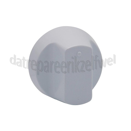 Foto van Whirlpool Knop Gasknop, wit ACMK6130WH, ACMT6332WH1, ACMK6123WH 