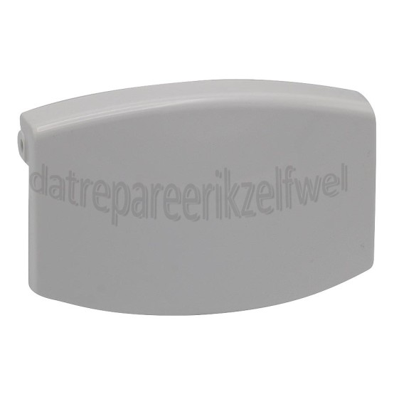 Foto van Deurgreep Breed 10cm -wit- Lavamat 72630,74530 