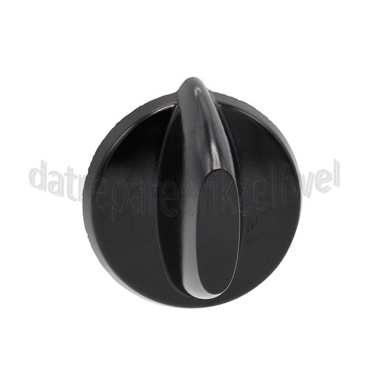 Foto van Whirlpool Knop Draaiknop, zwart AKM332IX, AKM330IX, KHB604BL 