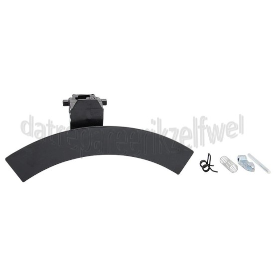 Foto van Zanussi Deurgreep Compleet, zwart ZS8453WF, ZWF8420BD, EW2F6814SS 