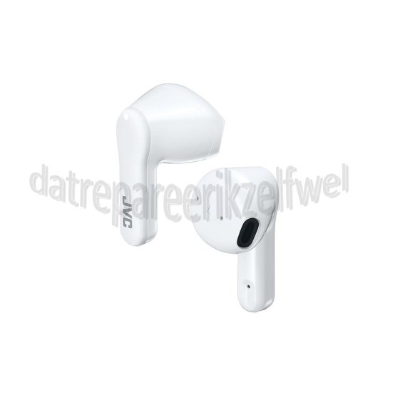 Foto van JVC Hoofdtelefoon Earbuds, True Wireless, Wit Regenbestendig IPX4 