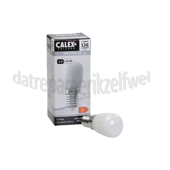 Foto van Calex Ledlamp Filament Schakelbordlamp 1,5W 136 Lumen 2700K E14 T26 Softline 