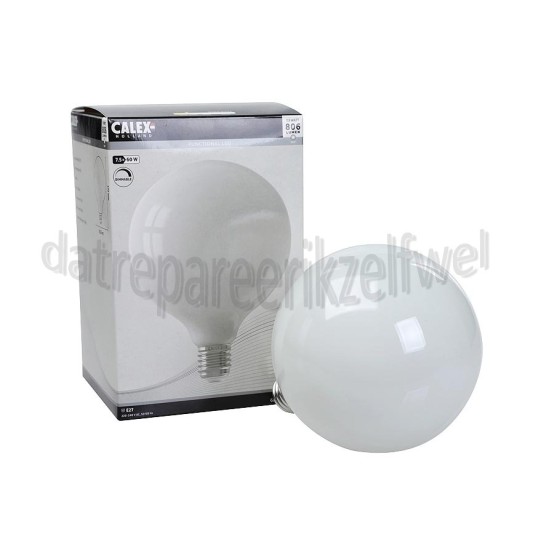 Foto van Calex Ledlamp Filament Globe lamp 7,5W 806 Lumen 2700K Softline E27 GLB125 Dimbaar 