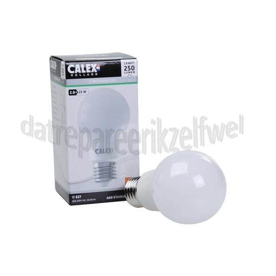 Foto van Calex Ledlamp Standaardlamp 240V 2,8 Watt 250 Lumen 2700K E27 A55 