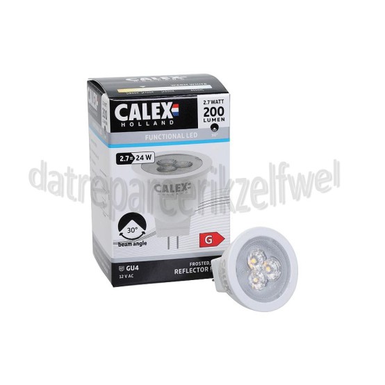 Foto van Calex Ledlamp LED MR11 Reflectorlamp 12V 200Lm 2,7W 3000K 