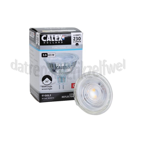 Foto van Calex Ledlamp COB LED 12V 3,5 Watt 230 Lumen 3000K Gu5.3 MR16 