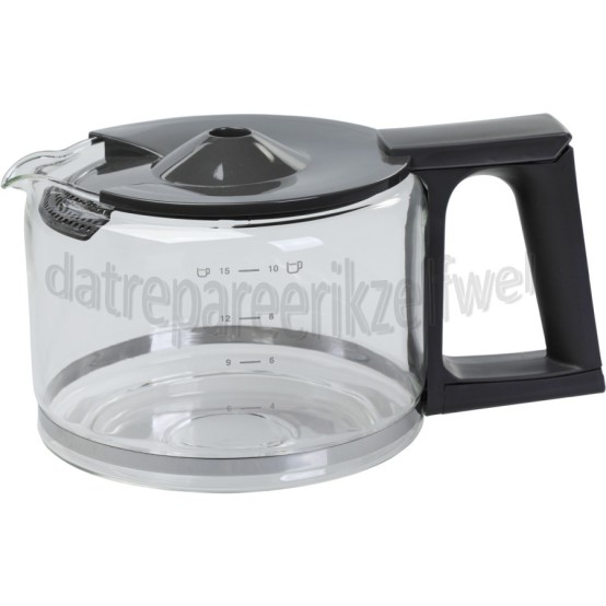 Foto van Krups Koffiekan Glas, met deksel Control Line KM442D 