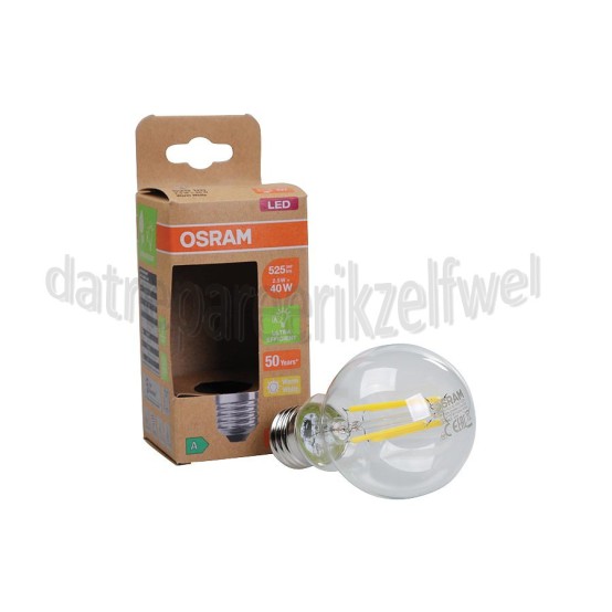 Foto van Osram Ledlamp LED CLA40 Filamentlamp 2,5W, 3000K, E27, Energieklasse A 