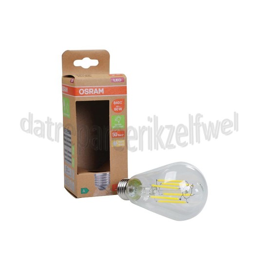 Foto van Osram Ledlamp LED Edison Filamentlamp Classic 4W, 3000K, E27, Energieklasse A 