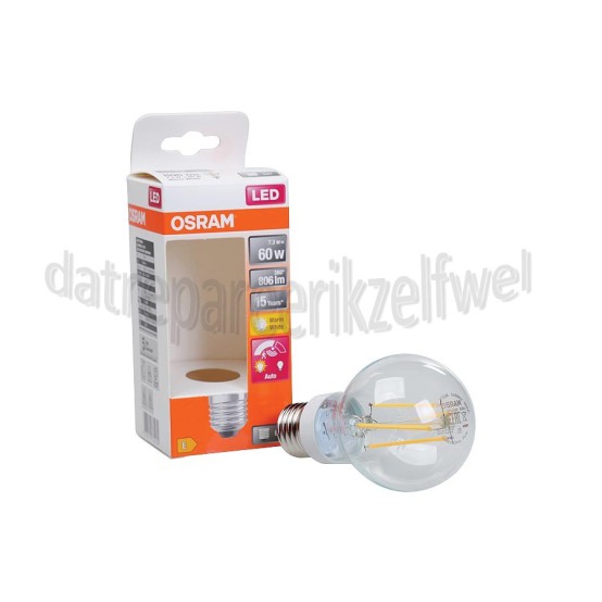 Foto van Osram Ledlamp LED Standaard A60 7,3W, 2700K, 806 Lm, E27, Bewegingsmelder 