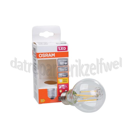 Foto van Osram Ledlamp LED Standaard A60 7,3W, 2700K, 806 Lm, E27, Daglicht sensor 