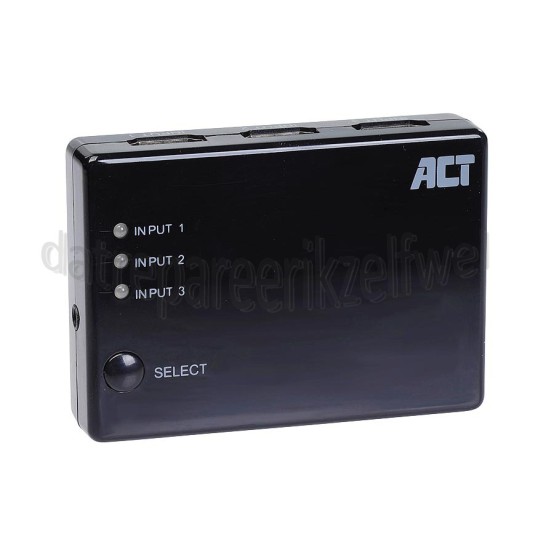 Foto van ACT Switch HDMI Switch 3x1 4K resolutie 3840x2160 
