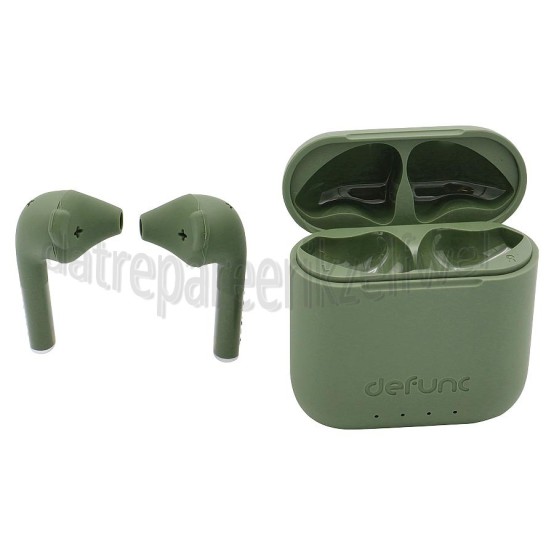 Foto van Defunc Oordopjes True Go Slim Earbud, Groen Draadloos, Bluetooth 5.0, USB-C 