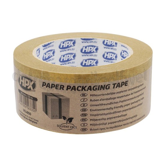Foto van HPX Tape Papieren Tape Verpakkingstape, 48mm x 50 meter 