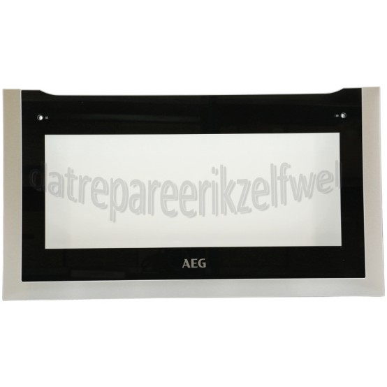 Foto van AEG Glasplaat Deurglas buitenkant oven KME861000M, KMS761000M 
