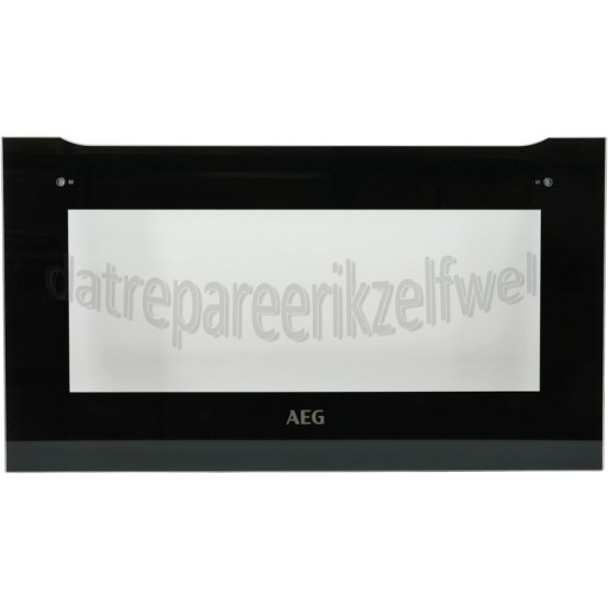 Foto van AEG Glasplaat Deurglas buitenkant oven KME761000B, KMK765080B 