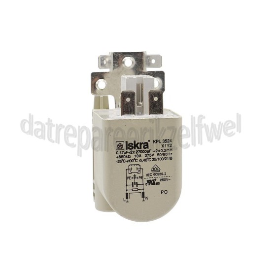 Foto van Gorenje Condensator Ontstoringsfilter WS62SY2B, W8543LO 