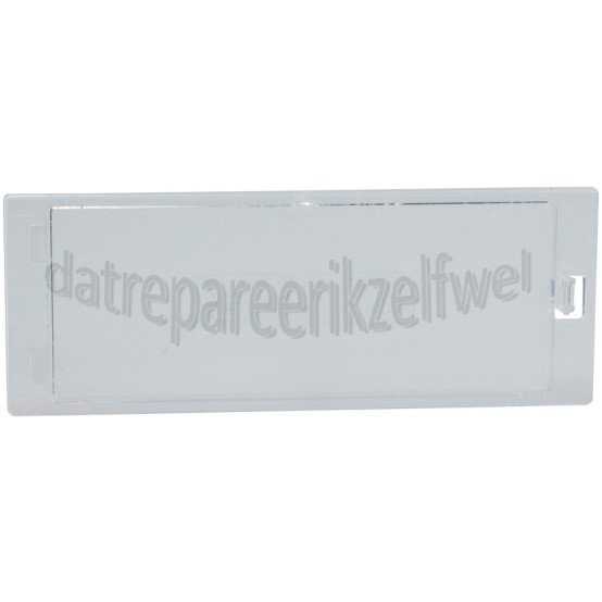 Foto van Pelgrim Glaasje Afdekplaat verlichting GWA820RVS, AG361ZT 