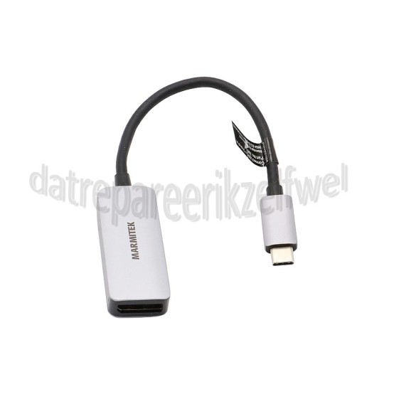 Foto van Marmitek Converter Connect USB-C > DisplayPort USB-C naar DisplayPort adapter 