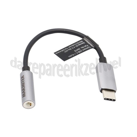 Foto van Marmitek Converter Connect USB-C > Audio USB-C naar AUX adapter 