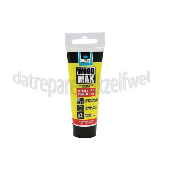 Foto van Bison Lijm Wood Max Express Power Hout, Houtconstructielijm 