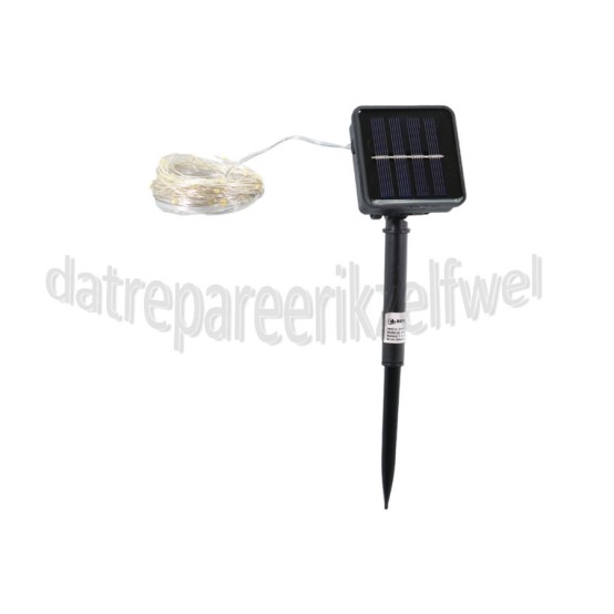 Foto van Benson Verlichting LED lichtslang Solar, 100 LED Buiten, IP44, 11,9 meter 