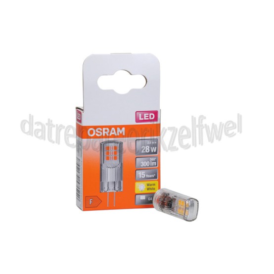Foto van Osram Ledlamp LED ST Pin CL30 G4 2,6W, 2700K, 300lm 