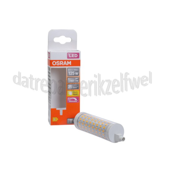 Foto van Osram Ledlamp LED SST Line 118 CL125 Dim R7S 15W, 2700K, 2000lm 