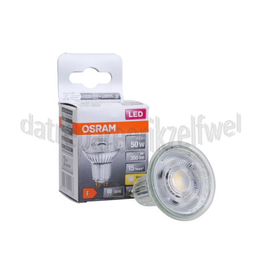 Foto van Osram Ledlamp LED Star PAR16 GU10 4,3W, 2700K, 350lm 