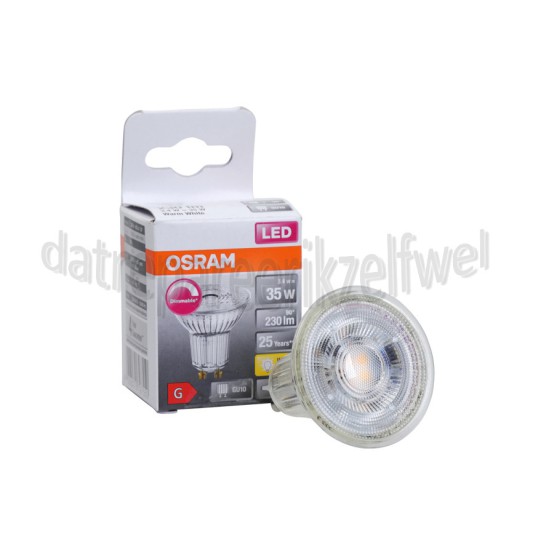 Foto van Osram Ledlamp LED Star PAR16 GL35 Dim GU10 3,4W, 2700K, 230lm 