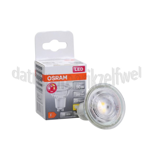 Foto van Osram Ledlamp LED Superstar PAR16 Glowdim GU10 4,5W, 2700K, 350lm 