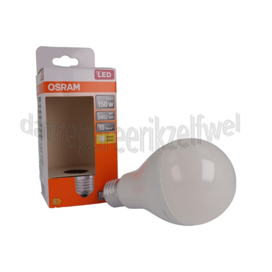 Foto van Osram Ledlamp LED Star Classic A150 E27 Mat 19,0W, 2700K, 2452lm 