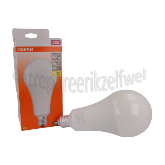 Foto van Osram Ledlamp LED Star Classic A200 E27 Mat 24,9W, 2700K, 3452lm 