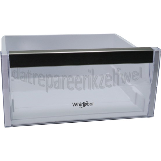 Foto van Whirlpool Vrieslade Transparant, Schuiflade AFB1841A, AFB1842A 