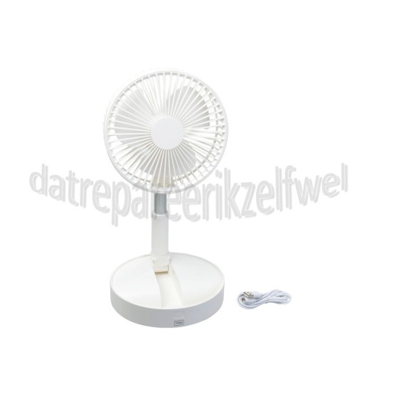 Foto van Trebs Ventilator Draagbare Statiefventilator Verstelbaar van 35 tot 100cm 