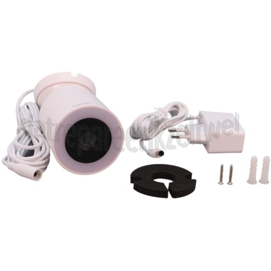 Foto van Calex Beveiligingscamera Smart Outdoor Spotlight Camera Nachtzicht (10 meter), 350Lumen, 2K Camera, opslag 