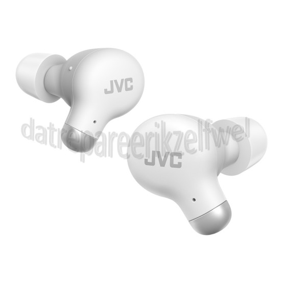 Foto van JVC Hoofdtelefoon Memory Foam Earbuds, Wit Noise Cancelling 