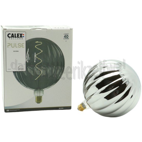 Foto van Calex Ledlamp Dijon Smokey Pulse E27 4W 40Lm 2200K Dimbaar 