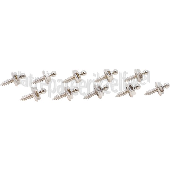 Foto van Deltafix Tourniquetsluiting Loxx zelftapper 4,2 x 10mm vernikkeld Tourniquetsluiting, en zeilringen 
