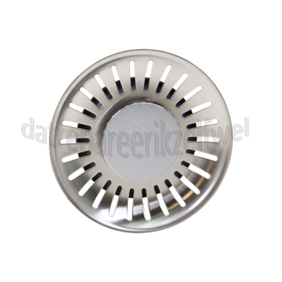 Foto van Reginox Afvoerzeef Comfort RVS grote knop 3,5 Inch afvoer, Comfort 