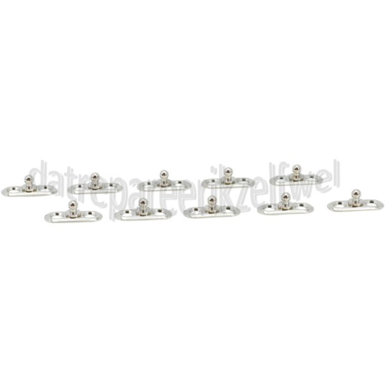 Foto van Deltafix Bodemplaat Bodemplaat 27x11x9 mm. Tourniquetsluitingen en zeilringen 