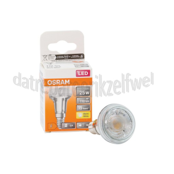 Foto van Osram Ledlamp LED Superstar R39 E14, 1,5W, 2700K, 110lm 