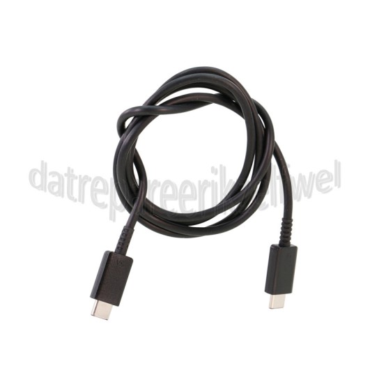 Foto van Samsung USB Kabel USB-C naar USB-C Kabel 45W, 1 meter, Wit laden en gegevensoverdracht 