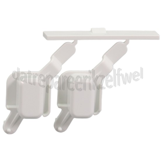 Foto van Knop Drukknop wit. Bediening WAK3462, WA5565, WAK7314 