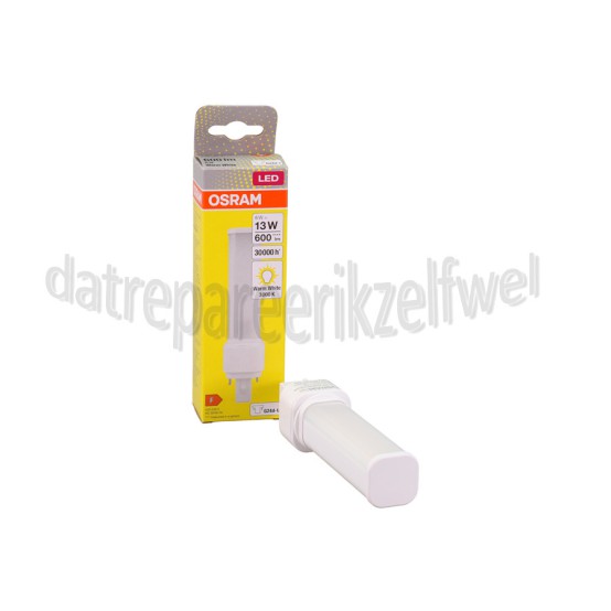 Foto van Osram Ledlamp LED DULUX D G24D-1 6W, 3000K, 600lm 