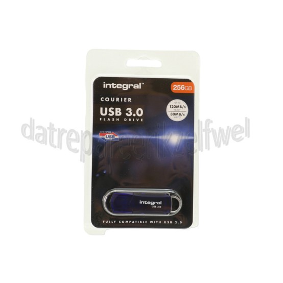Foto van Integral Memory stick Integral 256GB Courier USB 3.0 