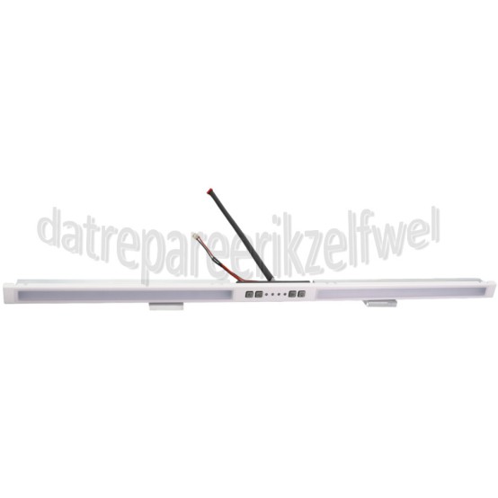 Foto van Novy Bedieningspaneel Compleet Crystal 90 wit 