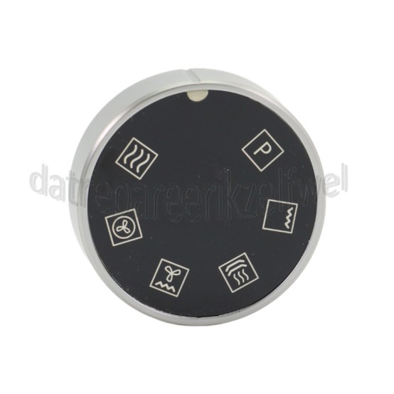 Foto van Siemens Knop Draaiknop, grijs/zwart CM585AGS0, CM485AGB0 