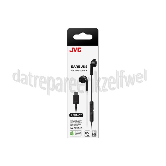 Foto van JVC Hoofdtelefoon Smartphone Earbuds, Zwart USB-C 